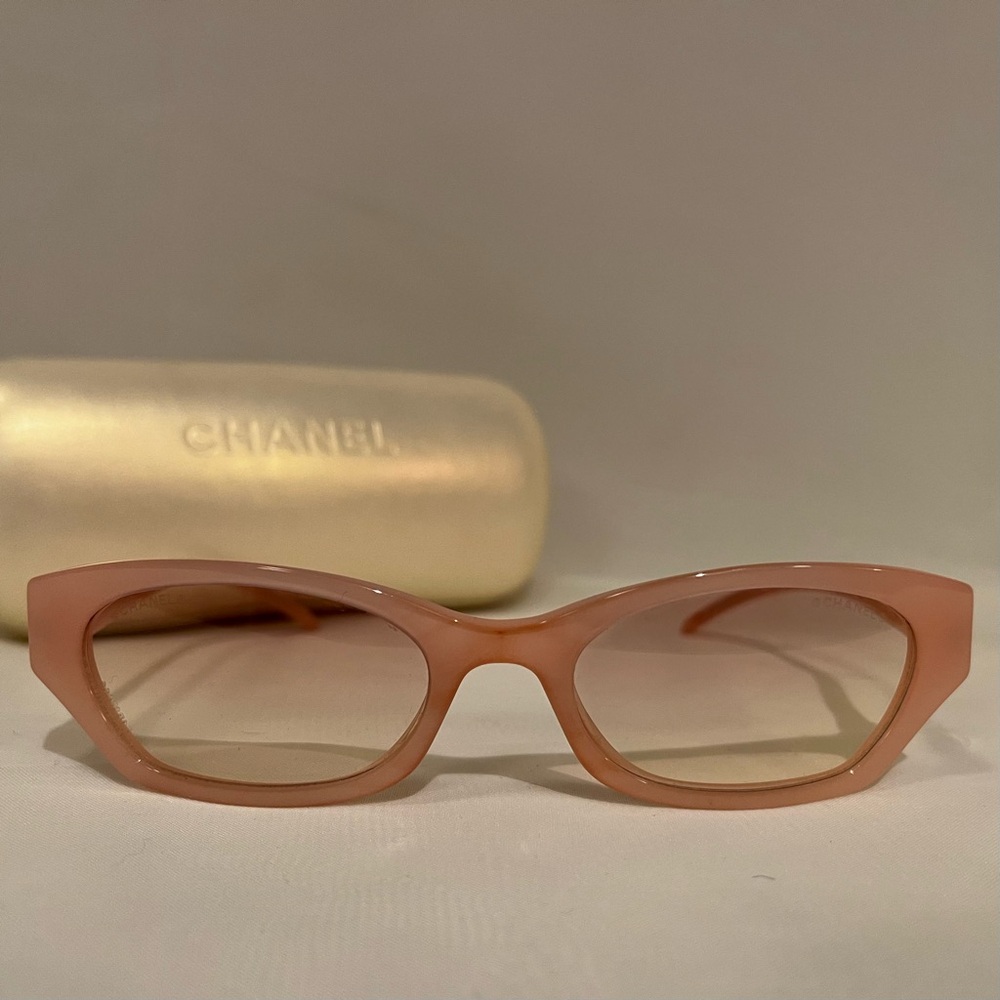 CHANEL Rectangular Glasses Made in Italy